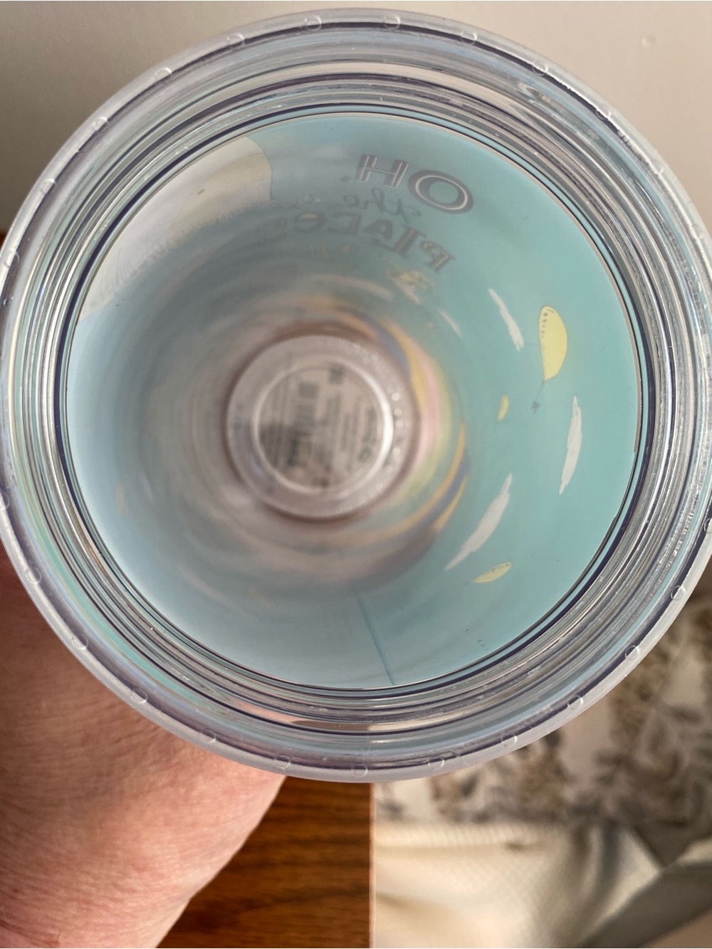 Hallmark Blue "Oh, The Places You'll Go!" Insulated Travel Tumbler NWT no straw - Picture 10 of 11